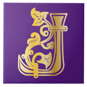 Botanische mittelalterliche Hauptstadt J Fliese