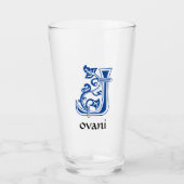 Botanische mittelalterliche Hauptstadt J Glas (Vorderseite)