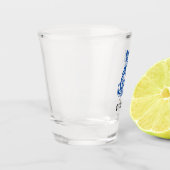 Botanische mittelalterliche Hauptstadt J Schnapsglas (Links)