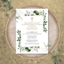 Botanische Moderne Bestätigung von Olive Green Flo