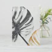 Botanische Moderne Einladung zur Hochzeit: Sammlun (Stehend Vorderseite)