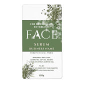 Botanische Moderne Funkeln FACE-Serumlabel (Vorne)