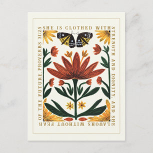 Botanische Moderne Sprichwörter 31 Postkarte