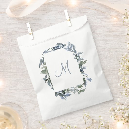Botanische Monogramm Geschenktütchen (Ausgeschnitten)