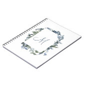 Botanische Monogramm Notizblock (Linke Seite)