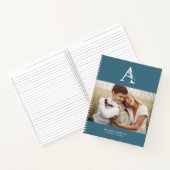 Botanische Monogrammgalerie von 4 Fotos Notizblock (Innenseite)