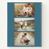 Botanische Monogrammgalerie von 4 Fotos Notizblock (Rückseite)