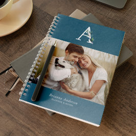 Botanische Monogrammgalerie von 4 Fotos Notizblock