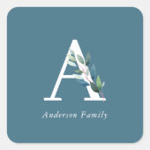 Botanische Monographie Quadratischer Aufkleber (Vorderseite)