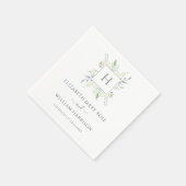 Botanische Monographie Serviette (Ecke)