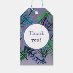 Botanische Muster Geschenkanhänger