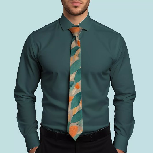 Botanische Muster-Krawatte Krawatte