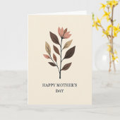 Botanische Muster-Kunstkarte Karte (Gelbe Blume)