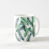 Botanische Muster-Tasse Kaffeetasse (VorderseiteRechts)