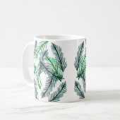 Botanische Muster-Tasse Kaffeetasse (Vorderseite Links)