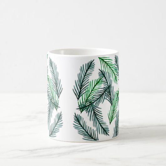 Botanische Muster-Tasse Kaffeetasse (Mittel)