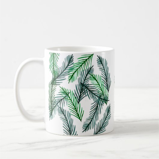 Botanische Muster-Tasse Kaffeetasse (Links)
