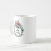 Botanische Mutter der Braut aus Roter Flora Kaffeetasse (Vorderseite Links)