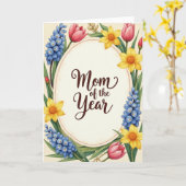 Botanische Mutter-Feierkarte Karte (Gelbe Blume)