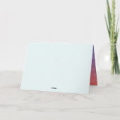 Botanische Muttertagskarte Karte (Rückseite)