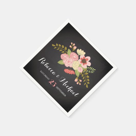 Botanische Napkins Serviette (Ecke)