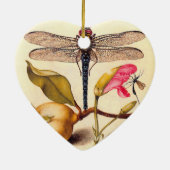 Botanische Natur der Libelle Keramik Ornament (Hinten)