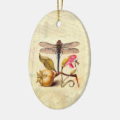 Botanische Natur der Libelle Keramikornament (Links)