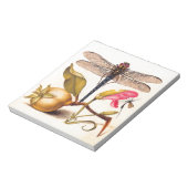 Botanische Natur der Libelle Notizblock (Rotiert)