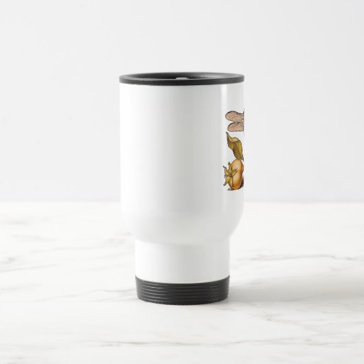 Botanische Natur der Libelle Reisebecher (Mittel)