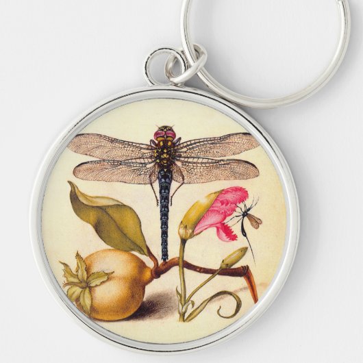 Botanische Natur der Libelle Schlüsselanhänger (Vorne)