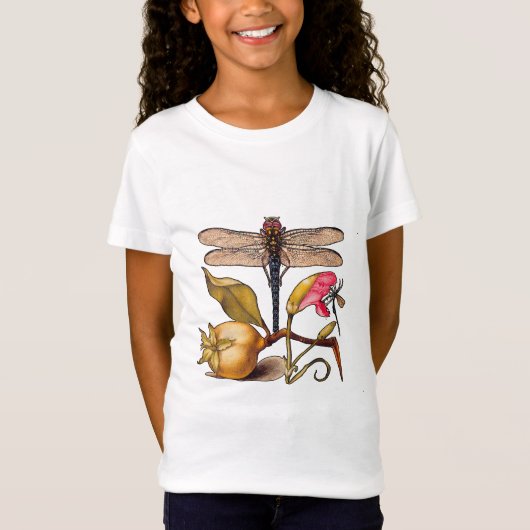 Botanische Natur der Libelle T-Shirt (Vorderseite)