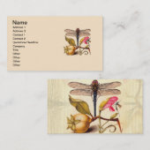 Botanische Natur der Libelle Visitenkarte (Vorne/Hinten)