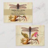 Botanische Natur der Libelle Visitenkarte (Vorne/Hinten)
