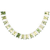 Botanische Natur glücklich Geburtstag Wimpelkette (Alle)