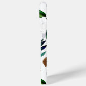 Botanische Natur in Grünblättern Personalisiert Case-Mate iPhone Hülle (Rückseite / Links)