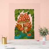 Botanische Naturkunst Acrylschild (Hochzeit)