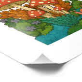 Botanische Naturkunst Fotodruck (Ecke)