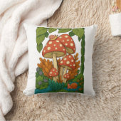 Botanische Naturkunst Kissen (Decke)