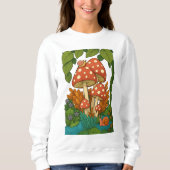Botanische Naturkunst Sweatshirt (Vorderseite)