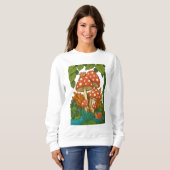 Botanische Naturkunst Sweatshirt (Vorne ganz)