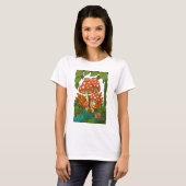 Botanische Naturkunst T-Shirt (Vorne ganz)