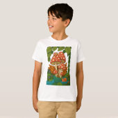 Botanische Naturkunst T-Shirt (Vorne ganz)