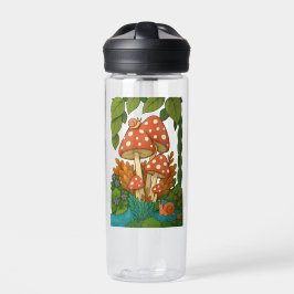 Botanische Naturkunst Trinkflasche