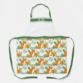 Botanische Orangen-Schürze Schürze (Vorderseite)