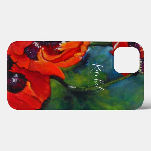 Botanische Orangenpfeife Kunst Case-Mate iPhone Hülle (Rückseite (Horizontal))