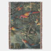 Botanische Papageienlandschaft und Ananas Decke (Vorderseite Vertikal)