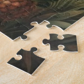 Botanische Papageienlandschaft und Ananas Puzzle (Seite)