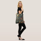 Botanische Papageienlandschaft und Ananas Tasche (Am Model)