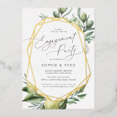 Botanische Partnerschaft im Mittelmeergarten Folieneinladung (Vorderseite)