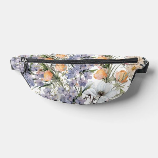 Botanische Pastellfarben Wildblume Blütensommer Bauchtasche (Ablage )
